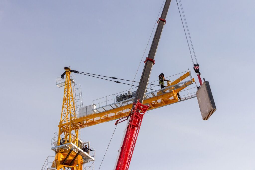 Machinery installation construction